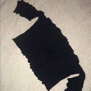 Women’s Black Crop Top Size Small